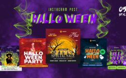 Videohive Halloween Instagram Post
