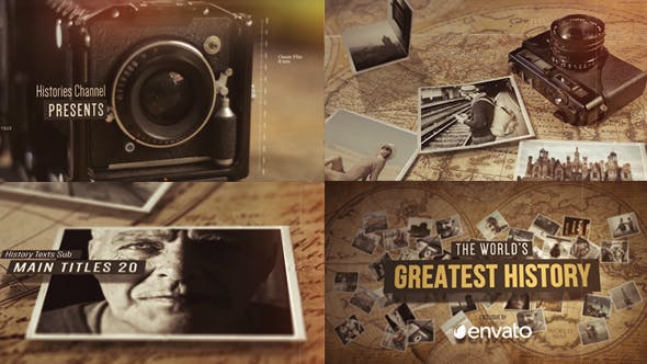 Videohive History Of The World Through Lenses