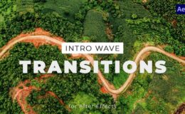 Intro Wave Transitions for After Effects - Videohive
