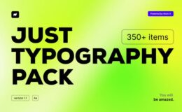Videohive Just Typography Pack V2