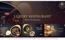 Videohive Luxury Restaurant Menu