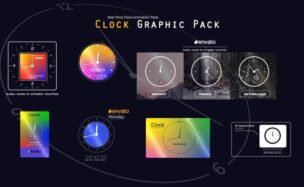 Real Time Clock Animation Pack – Videohive