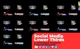 Videohive Social Media Lower Thirds v2