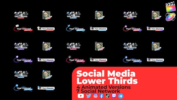 Videohive Social Media Lower Thirds v2