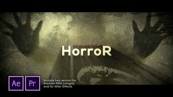 Videohive The Horror Cinematic Trailer
