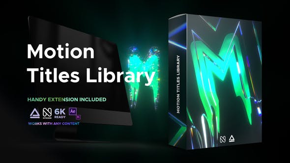 AnimationStudio Motion Titles Library – Animated Text Package