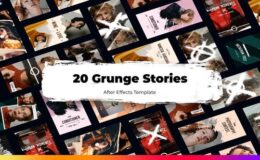 Videohive 20 Urban Grunge Instagram Stories
