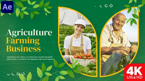 Videohive Agriculture Farming Business Slideshow