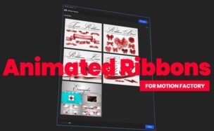 Videohive Animated Ribbons for Motion Factory