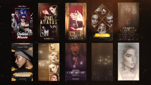 Videohive Awards/Gold Luxury Instagram Stories