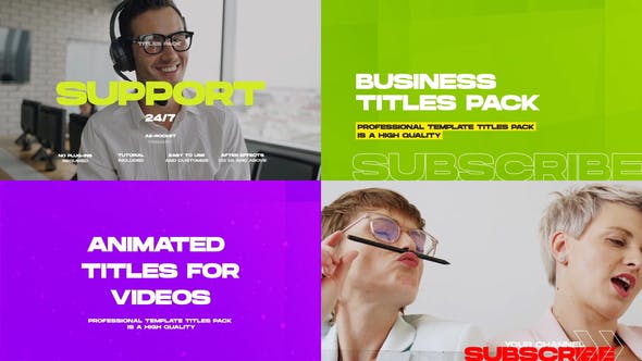 Videohive Business Titles and Lower Thirds Pack