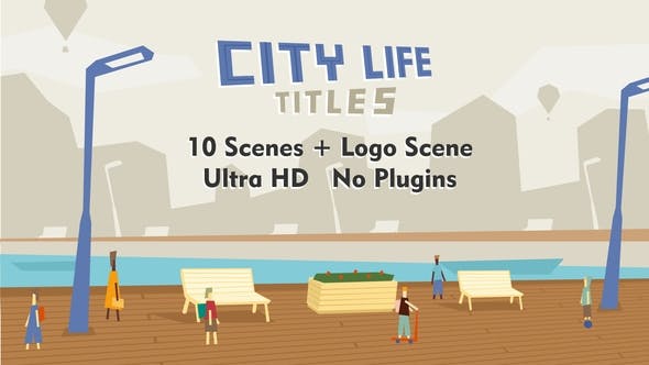 Videohive City Life Titles