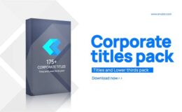Videohive Corporate Titles and Lower thirds pack