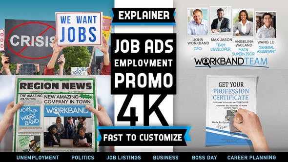Videohive Employment Job Career Work Hiring