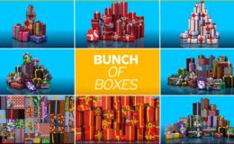 Videohive Gift Boxes Element 3D Pack