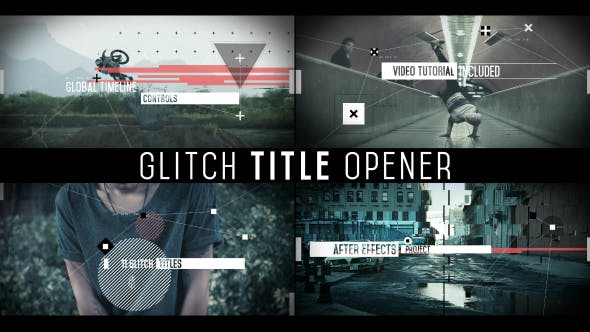 Videohive Glitch Title Opener