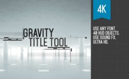 Videohive Gravity Title Tool