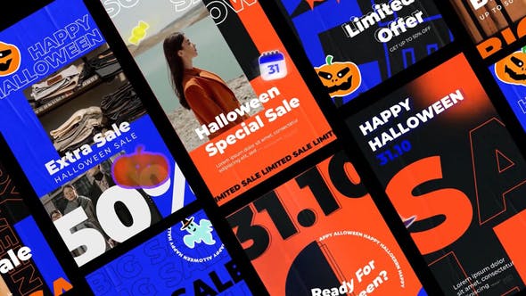 Videohive Halloween Sale Product Stories