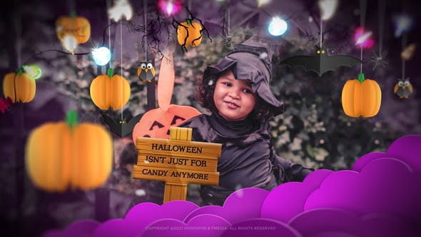 Videohive Halloween Stylish Slideshow opener
