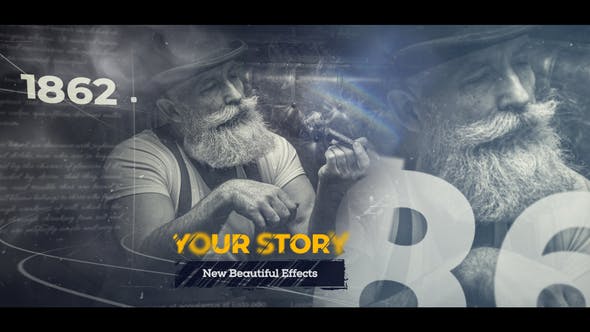 Videohive History Slideshow And Timeline