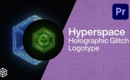 Videohive Hyperspace – Holographic Glitch Logo