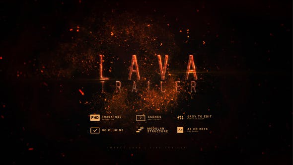 Videohive Impact Lava | Fire Trailer