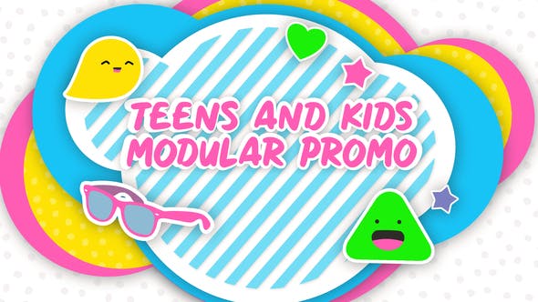 Videohive Kids And Teens Youtube And Broadcast Package AE