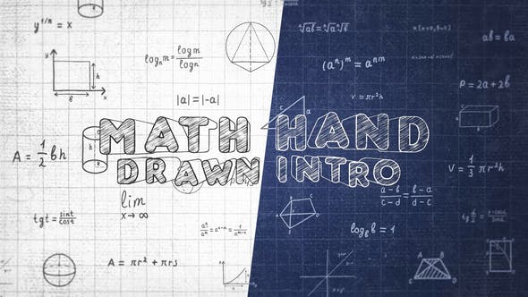 Videohive Math Hand Draw Intro – Premiere Pro