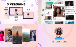Videohive Minimalist Instagram Profile Promo