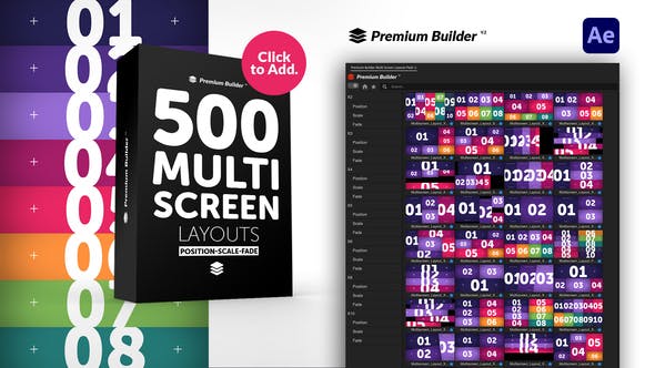Videohive Multi Screen Layouts Pack