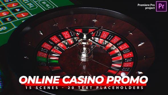 Videohive Online Casino Promo |Online Roulette Intro | Slot Machine Game| Poker App| Premiere Pro