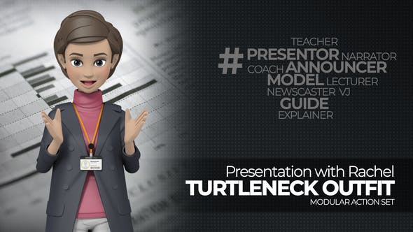 Videohive Presentation With Rachel Turtleneck Outfit