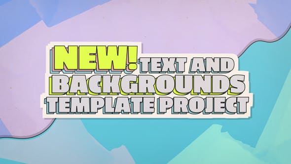 Videohive Text And Backgrounds