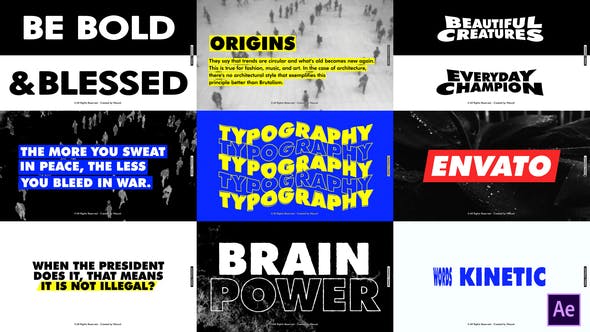 Videohive Typography 28400830
