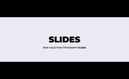 Videohive Typography Slides | After Effects