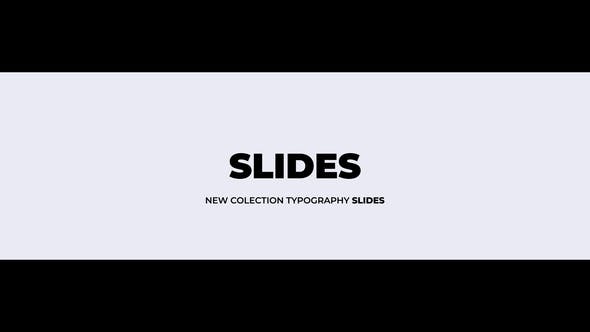 Videohive Typography Slides | After Effects