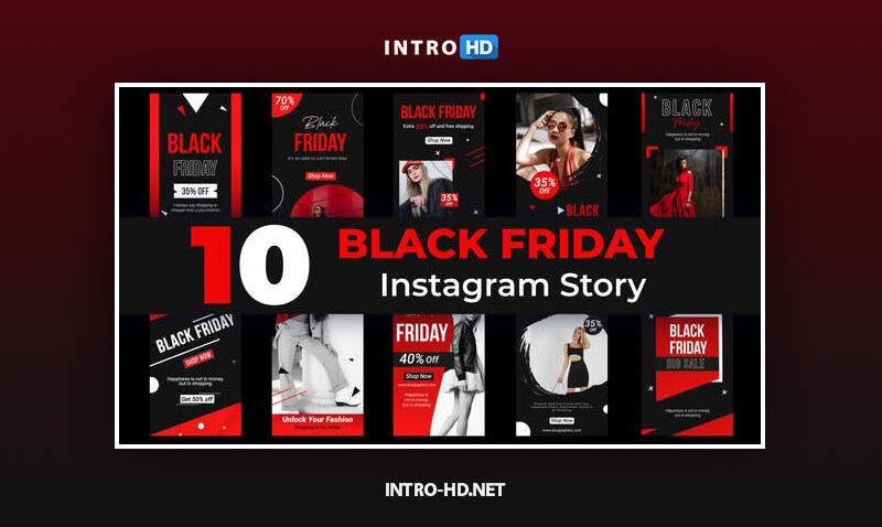Videohive Instagram Black Friday Stories