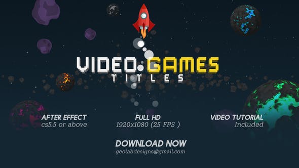 Videohive Video Games Titles l Classic Games Intro l Games Teaser