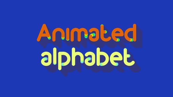 Videohive Animated Alphabet