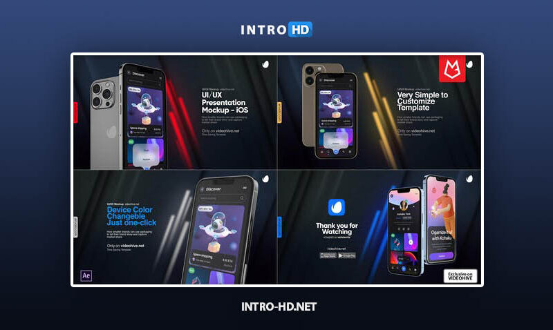 Videohive App Promo | Phone 13 Pro Mockup - INTRO HD