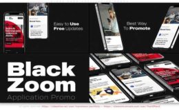 Videohive Black Zoom Application Promo
