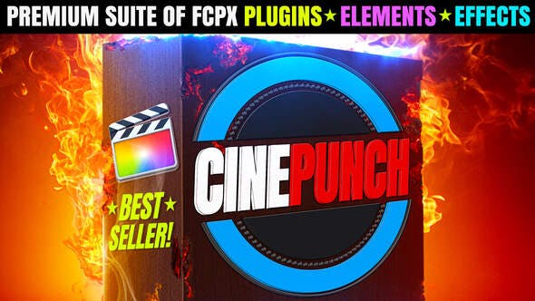 Videohive CINEPUNCH I FCPX Plugins & Effects Suite for Video Editing & Motion Graphics