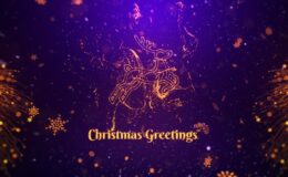 Videohive Christmas Greetings Mogrt