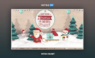 Videohive Christmas Pop Up Card