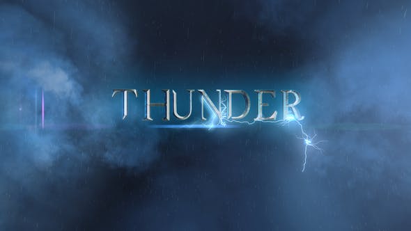 Videohive Cinematic Thunder Opener