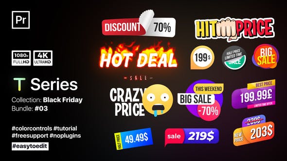 Videohive Discount Elements | Pr Template