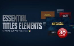 Videohive Essential Titles Elements – FCP
