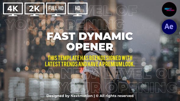 Videohive Fast Dynamic Opener