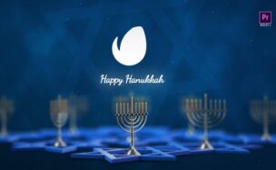 Videohive Hanukkah Logo Reveal