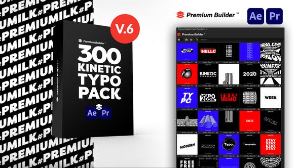 Videohive Kinetic Typography Pack V6